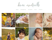 Tablet Screenshot of danamonticelliphotography.com